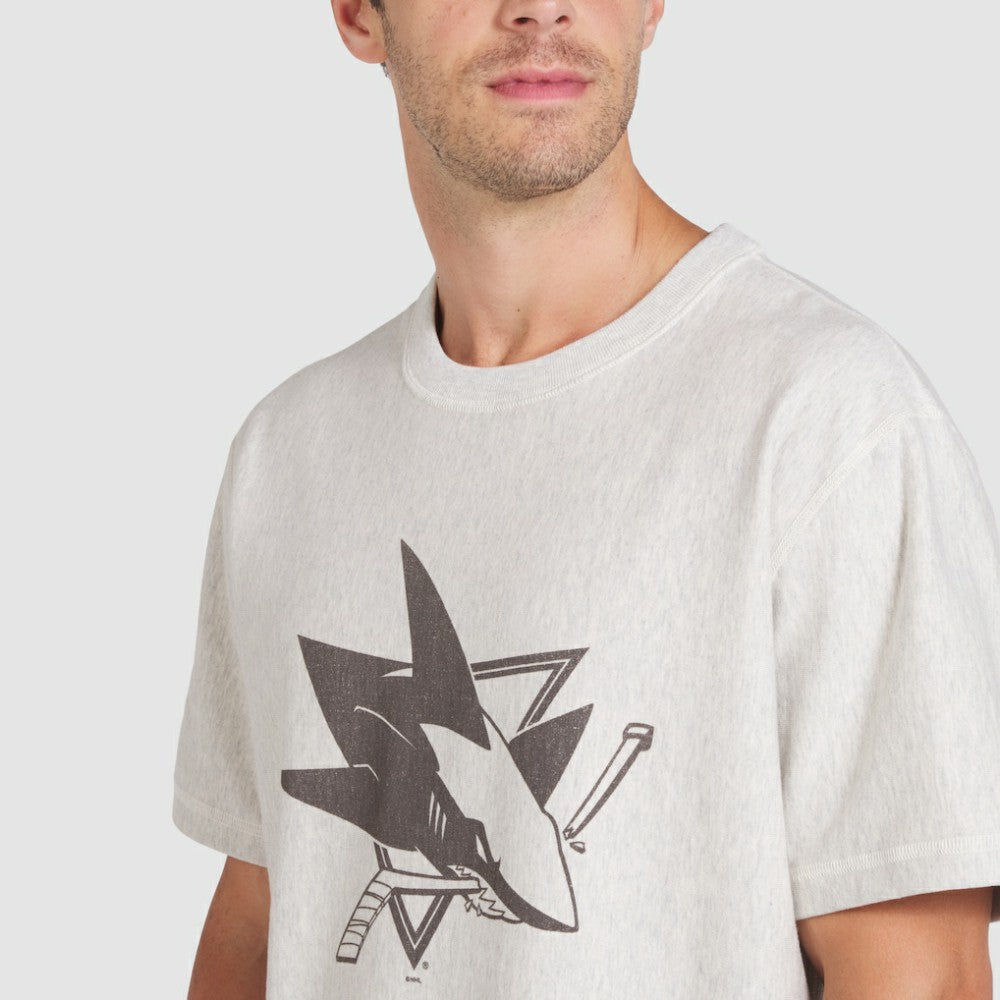 San Jose Sharks Fanatics Made in Canada T-Shirt - Cream T-shirts