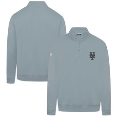 New York Mets Levelwear Murray Nightfall Quarter-Zip Top Gray