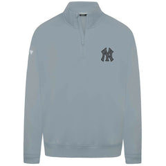 New York Yankees Levelwear Murray Nightfall Quarter-Zip Top Gray