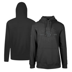 Milwaukee Brewers Levelwear Podium Abyssal Pullover Hoodie Black