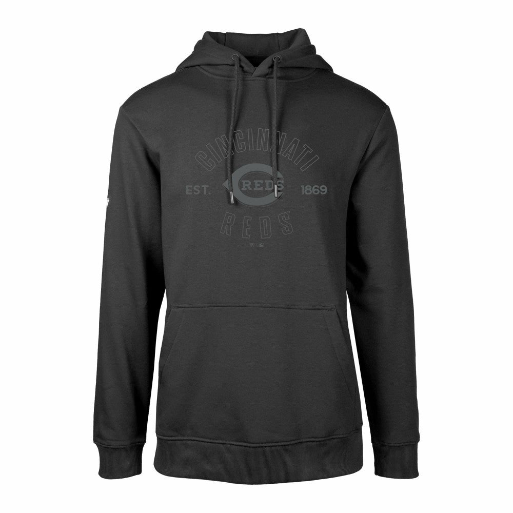 Cincinnati Reds Levelwear Podium Abyssal Pullover Hoodie Black