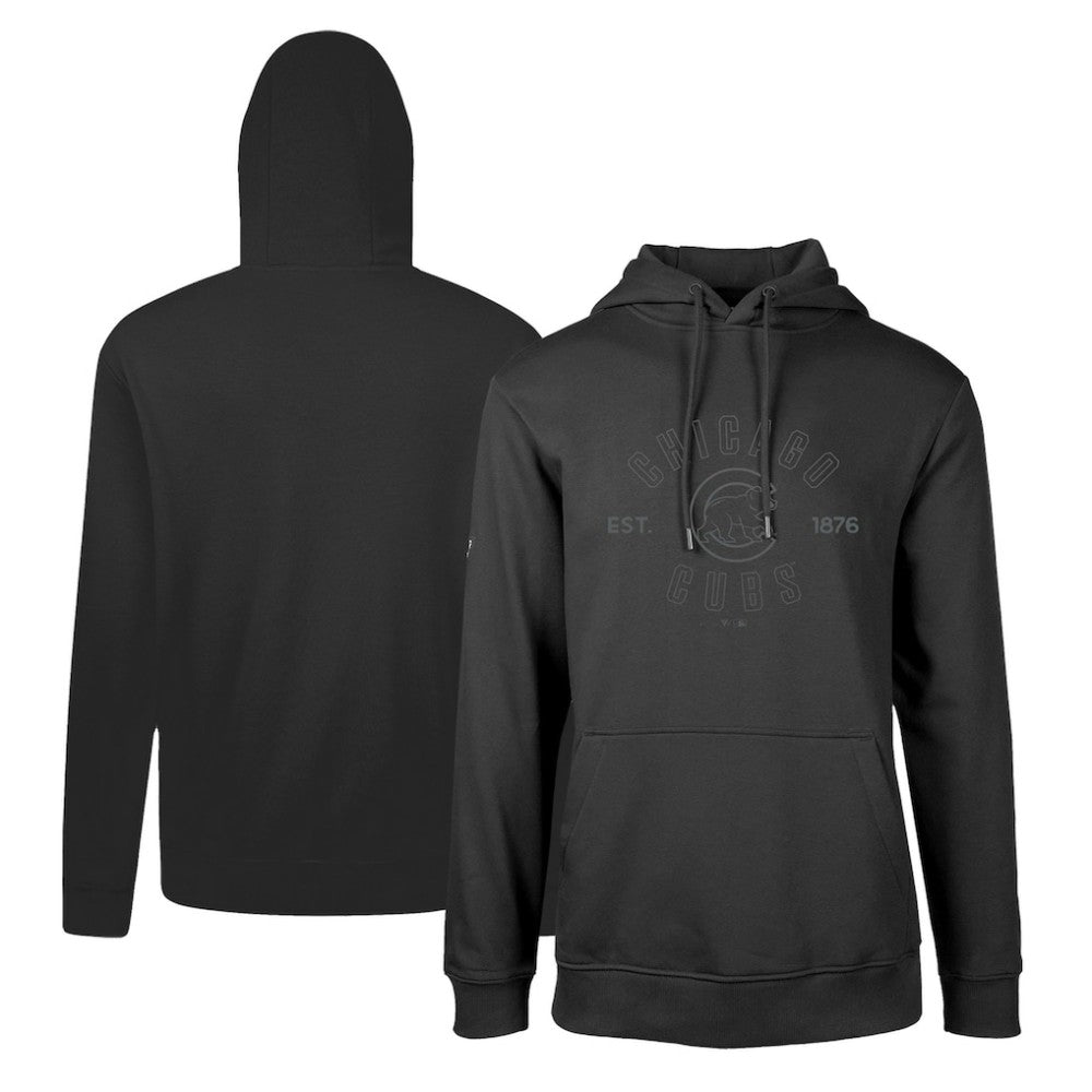 Chicago Cubs Levelwear Podium Abyssal Pullover Hoodie Black
