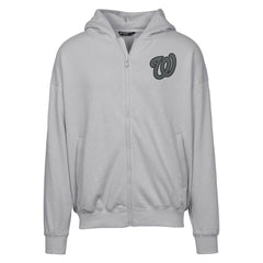 Washington Nationals Levelwear Uphill Abyssal Full-Zip Hoodie Gray