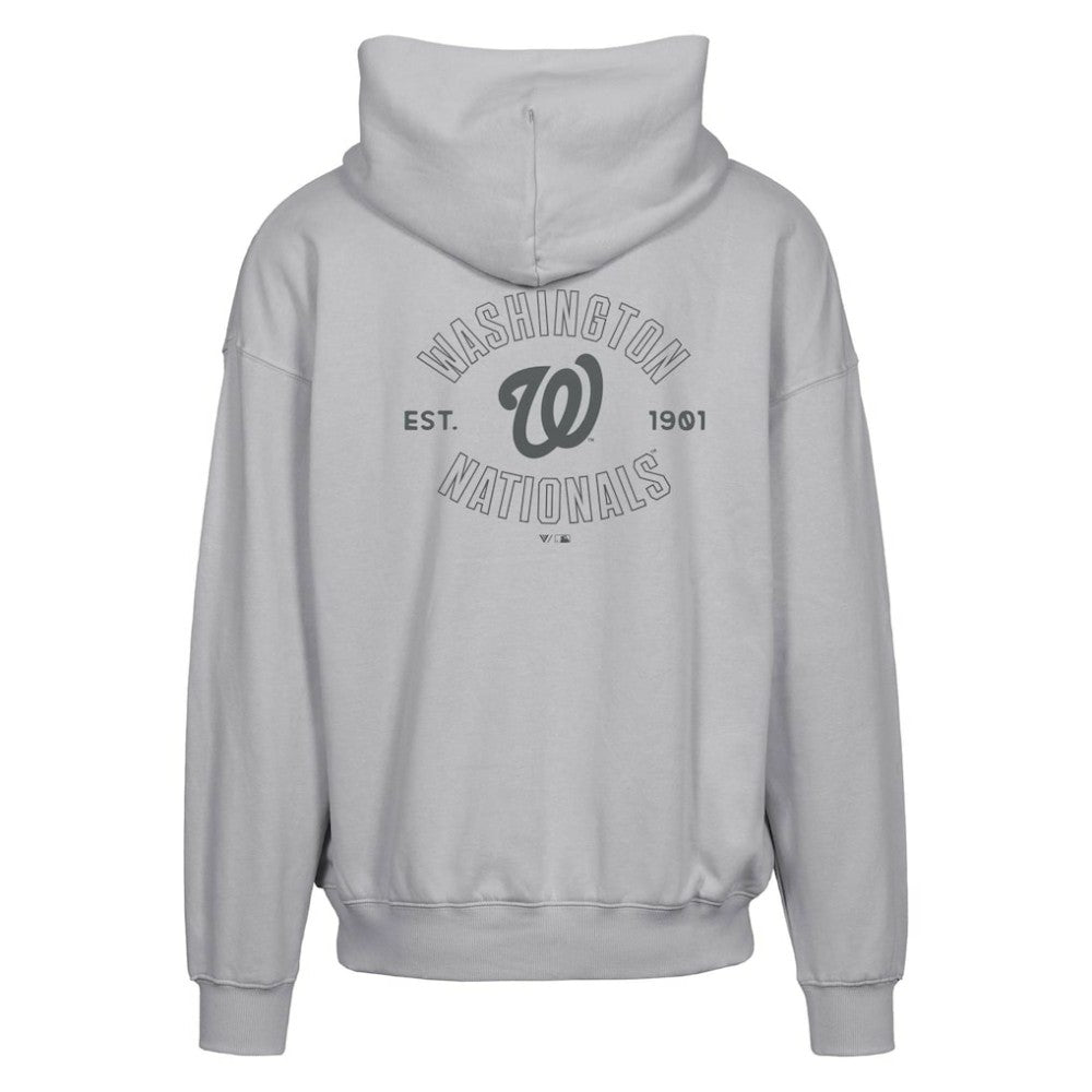 Washington Nationals Levelwear Uphill Abyssal Full-Zip Hoodie Gray