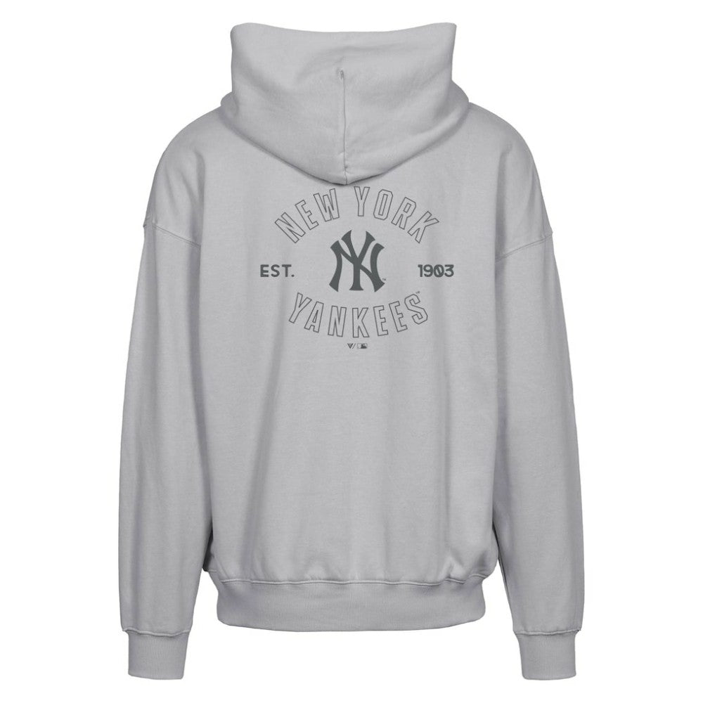New York Yankees Levelwear Uphill Abyssal Full-Zip Hoodie Gray