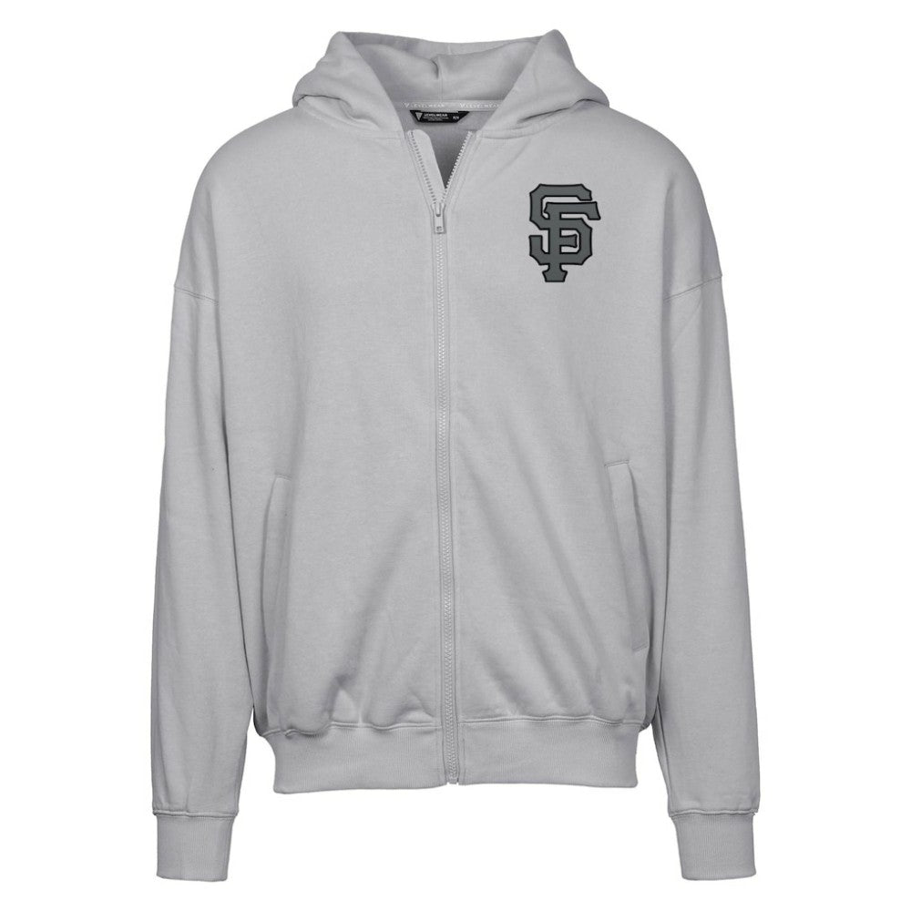 San Francisco Giants Levelwear Uphill Abyssal Full-Zip Hoodie Gray