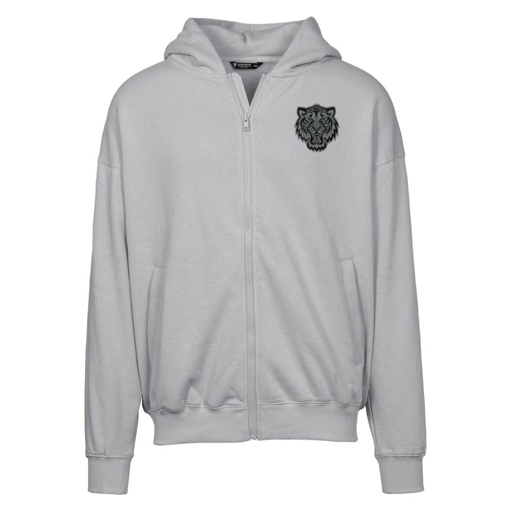 Detroit Tigers Levelwear Uphill Abyssal Full-Zip Hoodie Gray