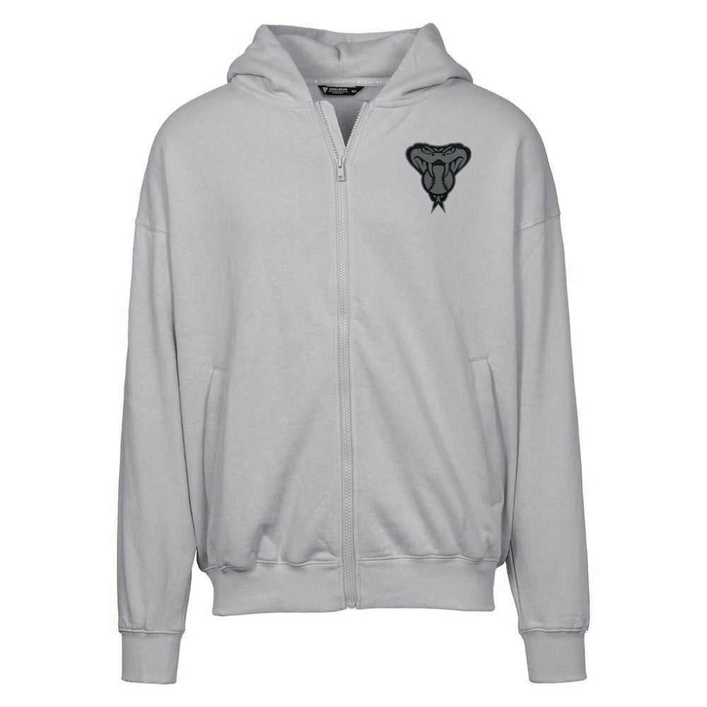 Arizona Diamondbacks Levelwear Uphill Abyssal Full-Zip Hoodie Gray