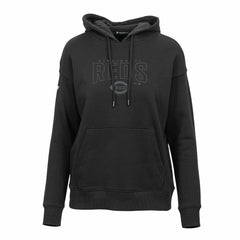 Cincinnati Reds Levelwear Women's Adorn Darkmoon Pullover Hoodie Black
