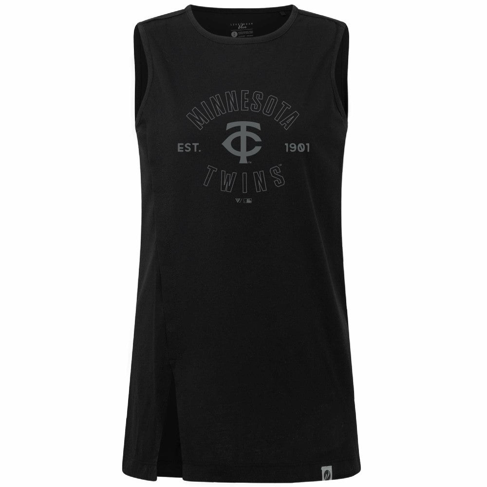 Minnesota Twins Levelwear Women's Influx Abyssal Tank Top Black