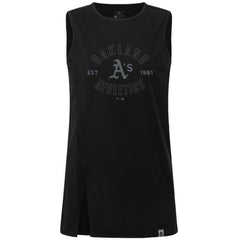 Oakland Athletics Levelwear Women's Influx Abyssal Tank Top Black