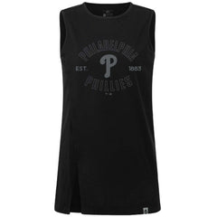 Philadelphia Phillies Levelwear Women's Influx Abyssal Tank Top Black
