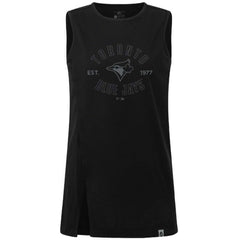Toronto Blue Jays Levelwear Women's Influx Abyssal Tank Top Black