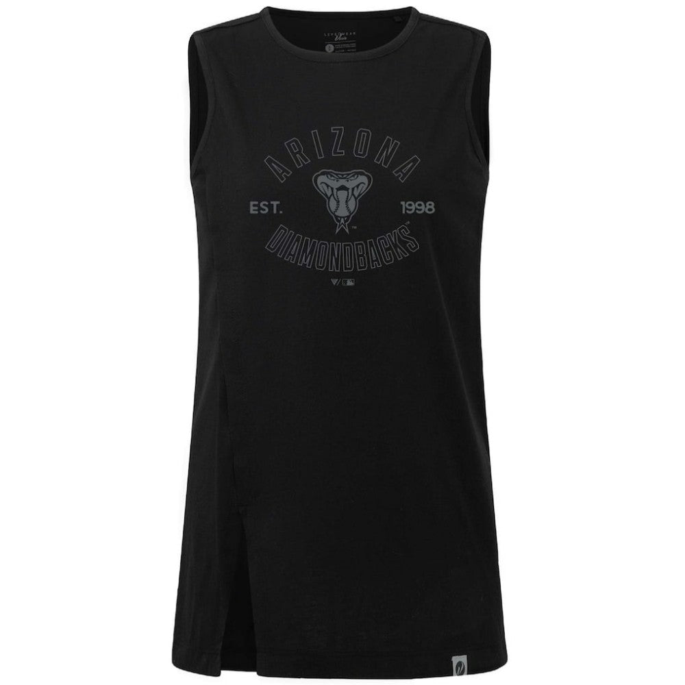 Arizona Diamondbacks Levelwear Women's Influx Abyssal Tank Top Black