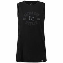 Kansas City Royals Levelwear Women's Influx Abyssal Tank Top Black