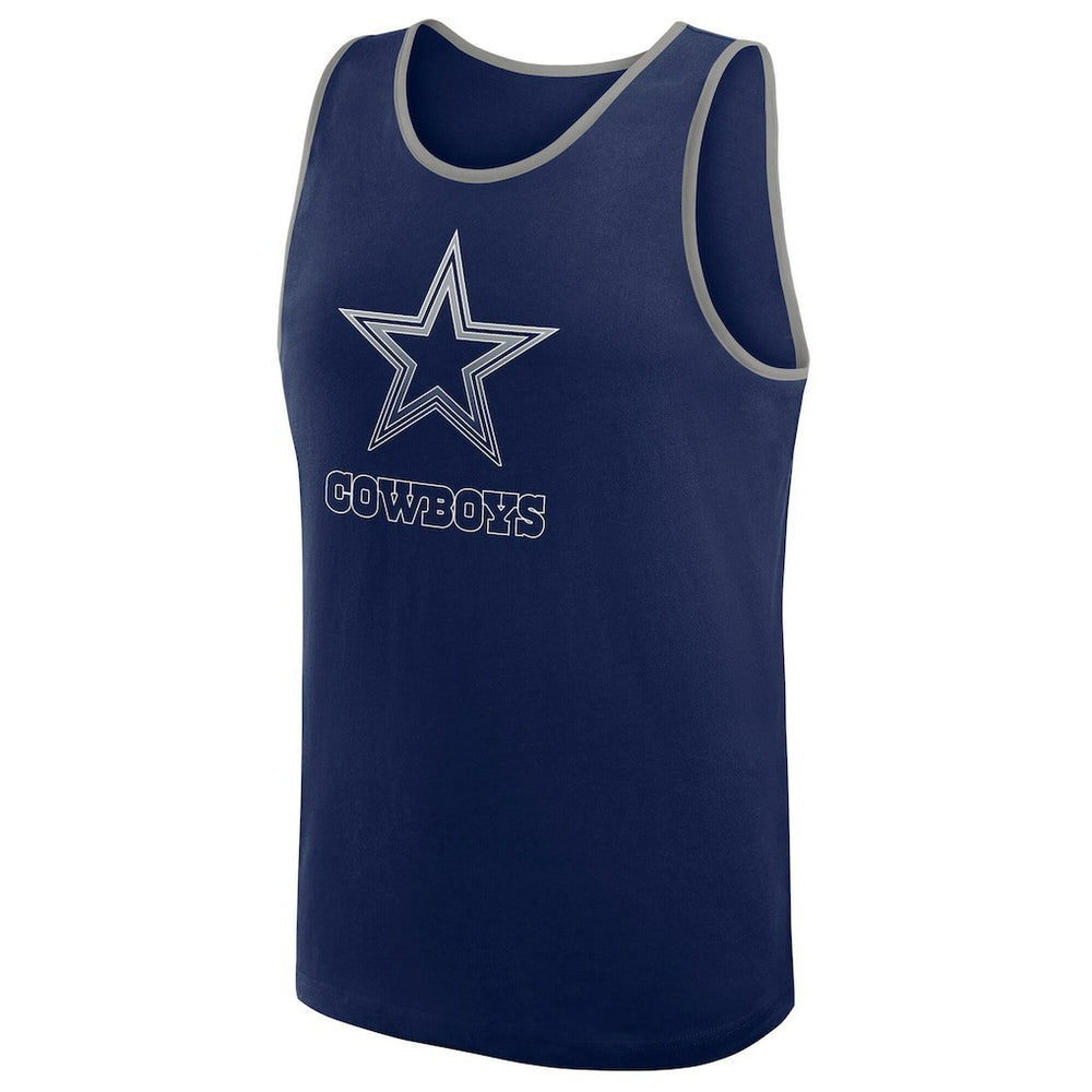 Dallas Cowboys Logo Athletic Unmatched Success Tank Top - Navy for sale