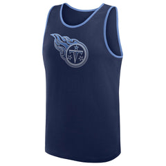 Tennessee Titans Logo Athletic Unmatched Success Tank Top - Navy cheap