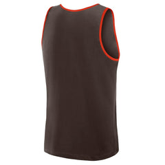 Cleveland Browns Logo Athletic Unmatched Success Tank Top - Brown cheap