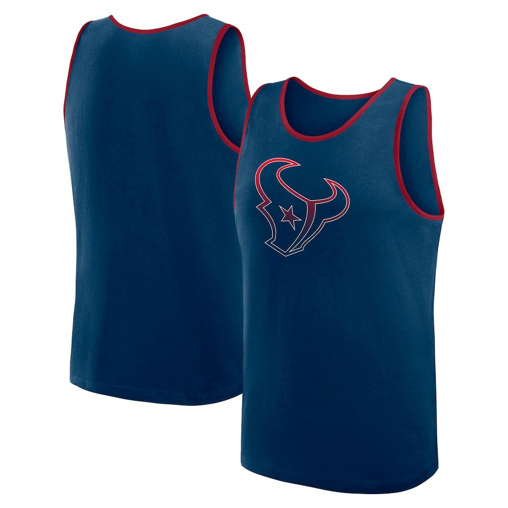 Houston Texans Logo Athletic Unmatched Success Tank Top - Navy sale