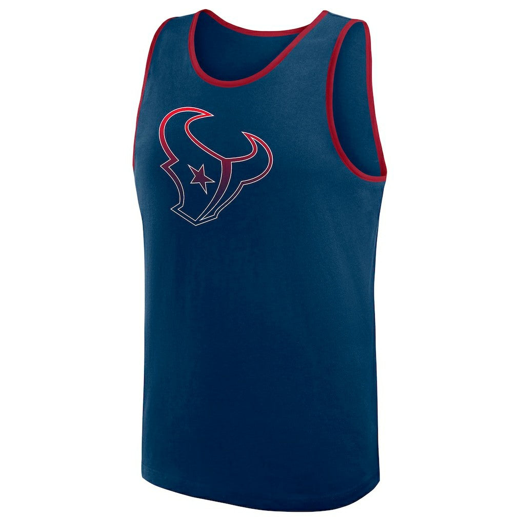 Houston Texans Logo Athletic Unmatched Success Tank Top - Navy sale