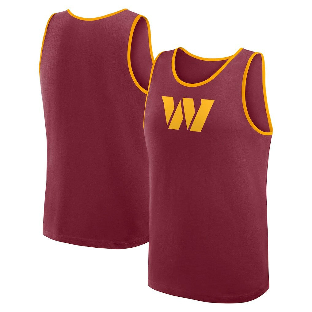 Washington Commanders Logo Athletic Unmatched Success Tank Top - Burgundy sale