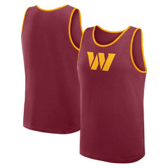 Washington Commanders Logo Athletic Unmatched Success Tank Top - Burgundy sale