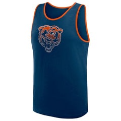 Chicago Bears Logo Athletic Unmatched Success Tank Top - Navy cheap