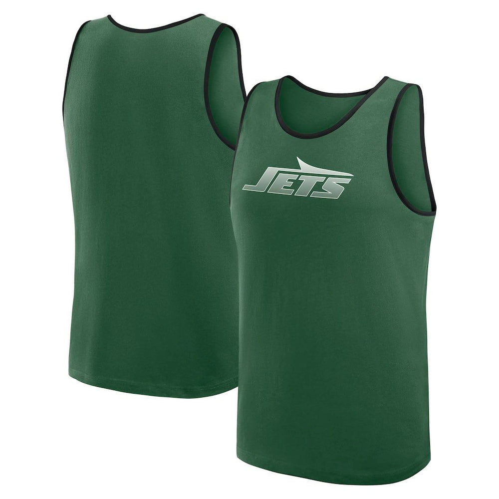 New York Jets Logo Athletic Unmatched Success Tank Top - Green for sale