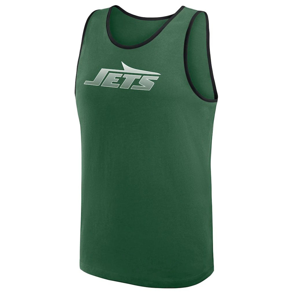 New York Jets Logo Athletic Unmatched Success Tank Top - Green for sale