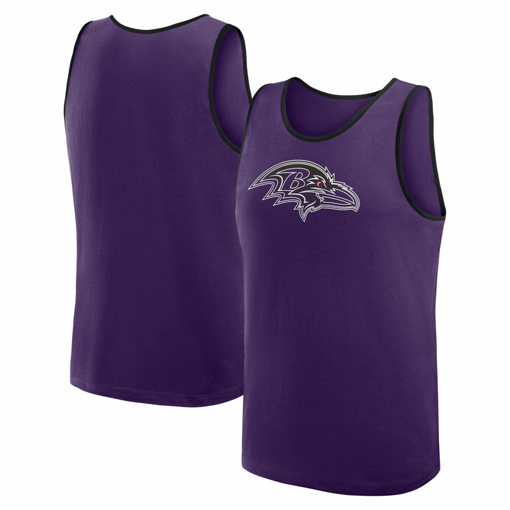Baltimore Ravens Logo Athletic Unmatched Success Tank Top - Purple outlet