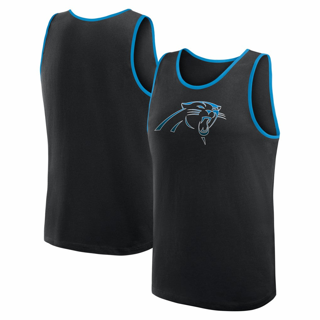 Carolina Panthers Logo Athletic Unmatched Success Tank Top - Black outlet