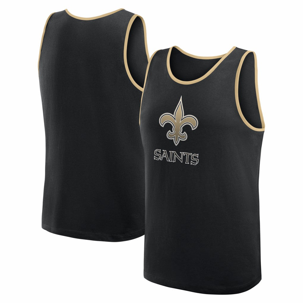 New Orleans Saints Logo Athletic Unmatched Success Tank Top - Black online