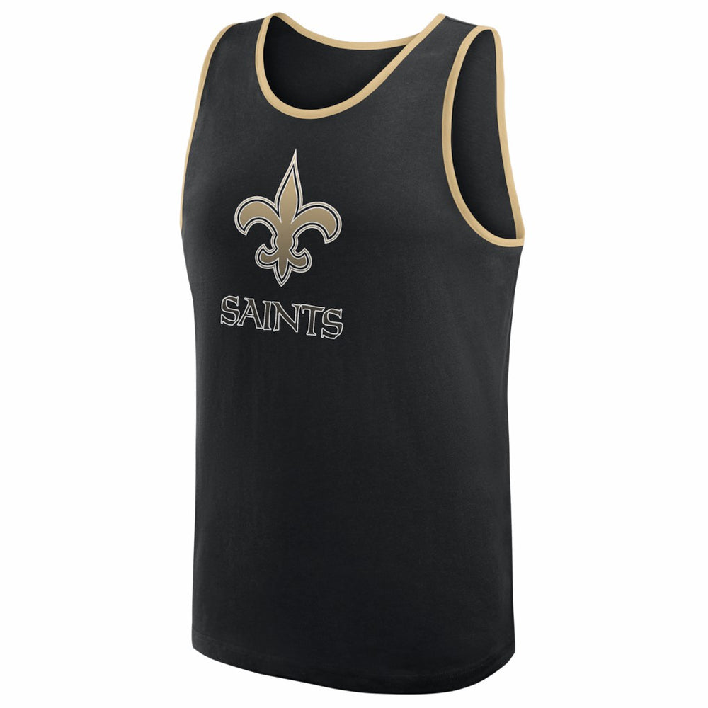 New Orleans Saints Logo Athletic Unmatched Success Tank Top - Black online