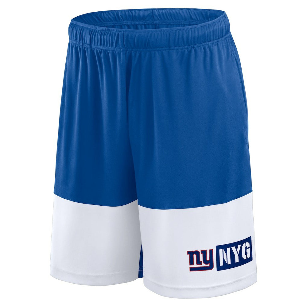 New York Giants Logo Athletic Best of the Best Shorts - Royal sale