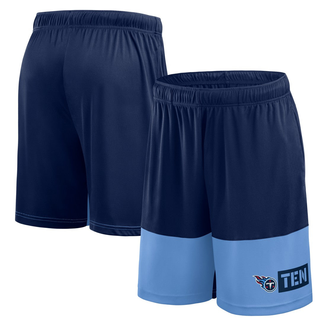Tennessee Titans Logo Athletic Best of the Best Shorts - Navy on sale