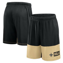 New Orleans Saints Logo Athletic Best of the Best Shorts - Black outlet