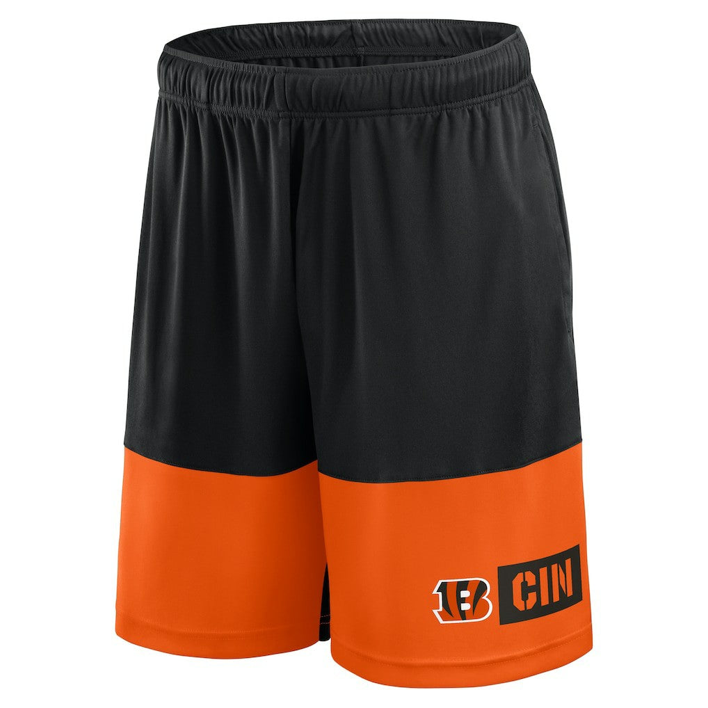Cincinnati Bengals Logo Athletic Best of the Best Shorts - Black cheap