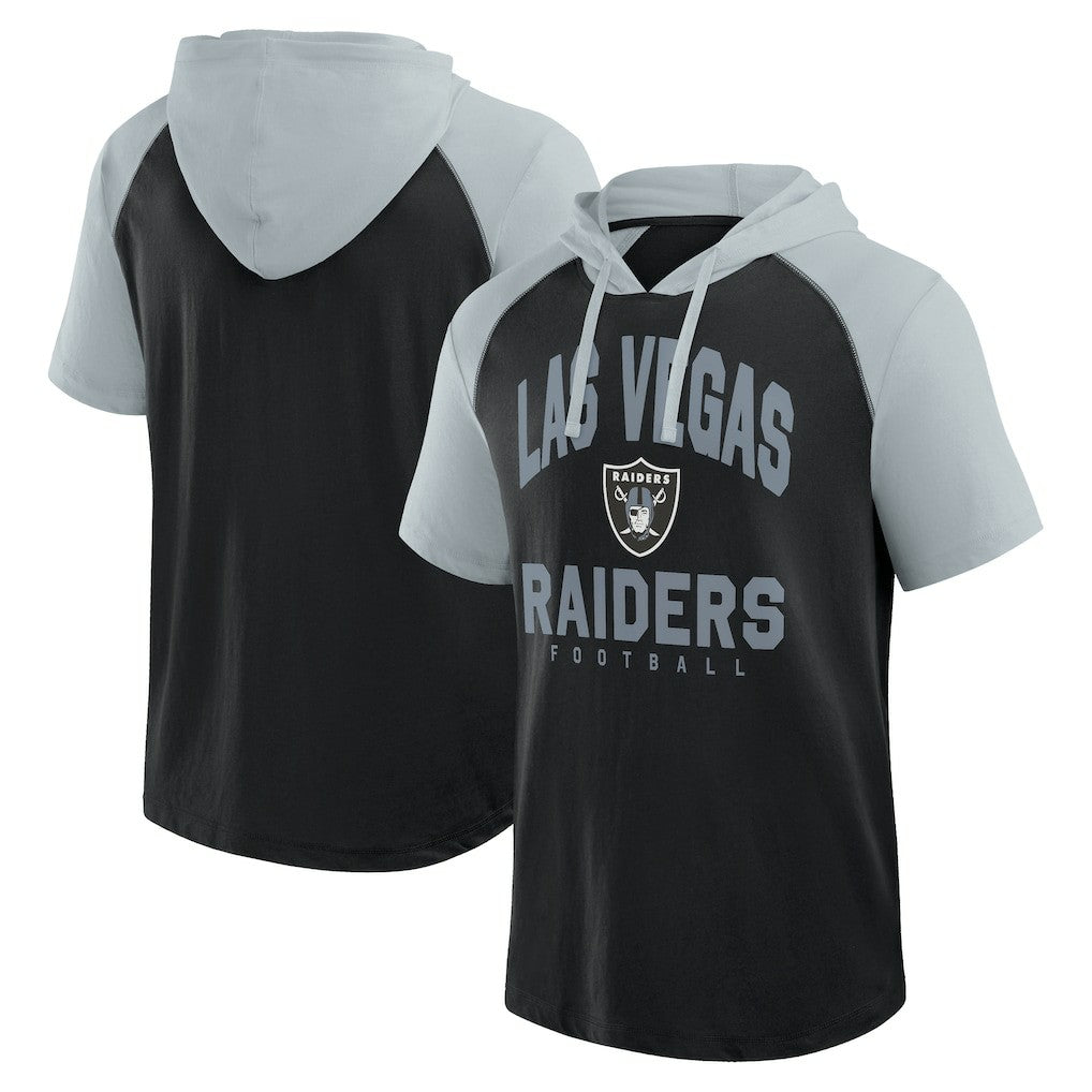 Las Vegas Raiders Logo Athletic Prime Hoodie T-Shirt - Black sale