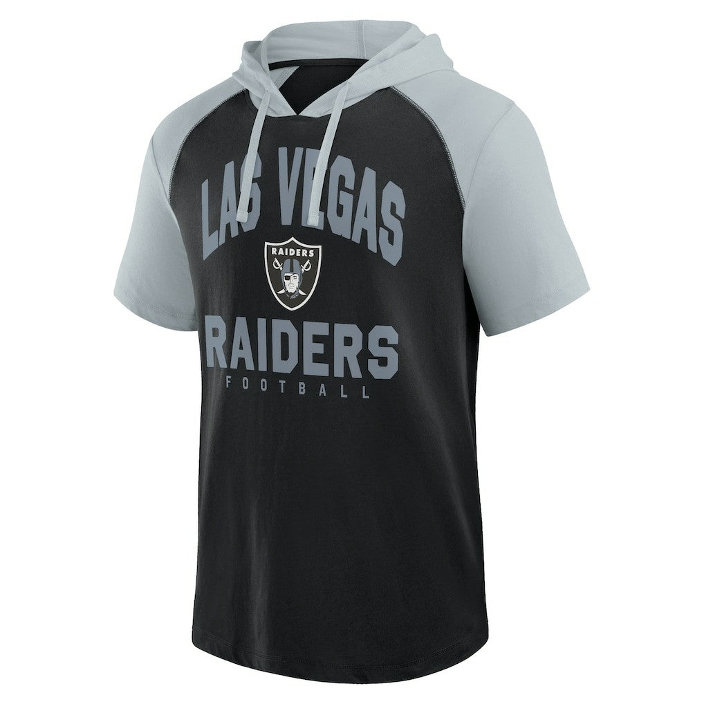 Las Vegas Raiders Logo Athletic Prime Hoodie T-Shirt - Black sale