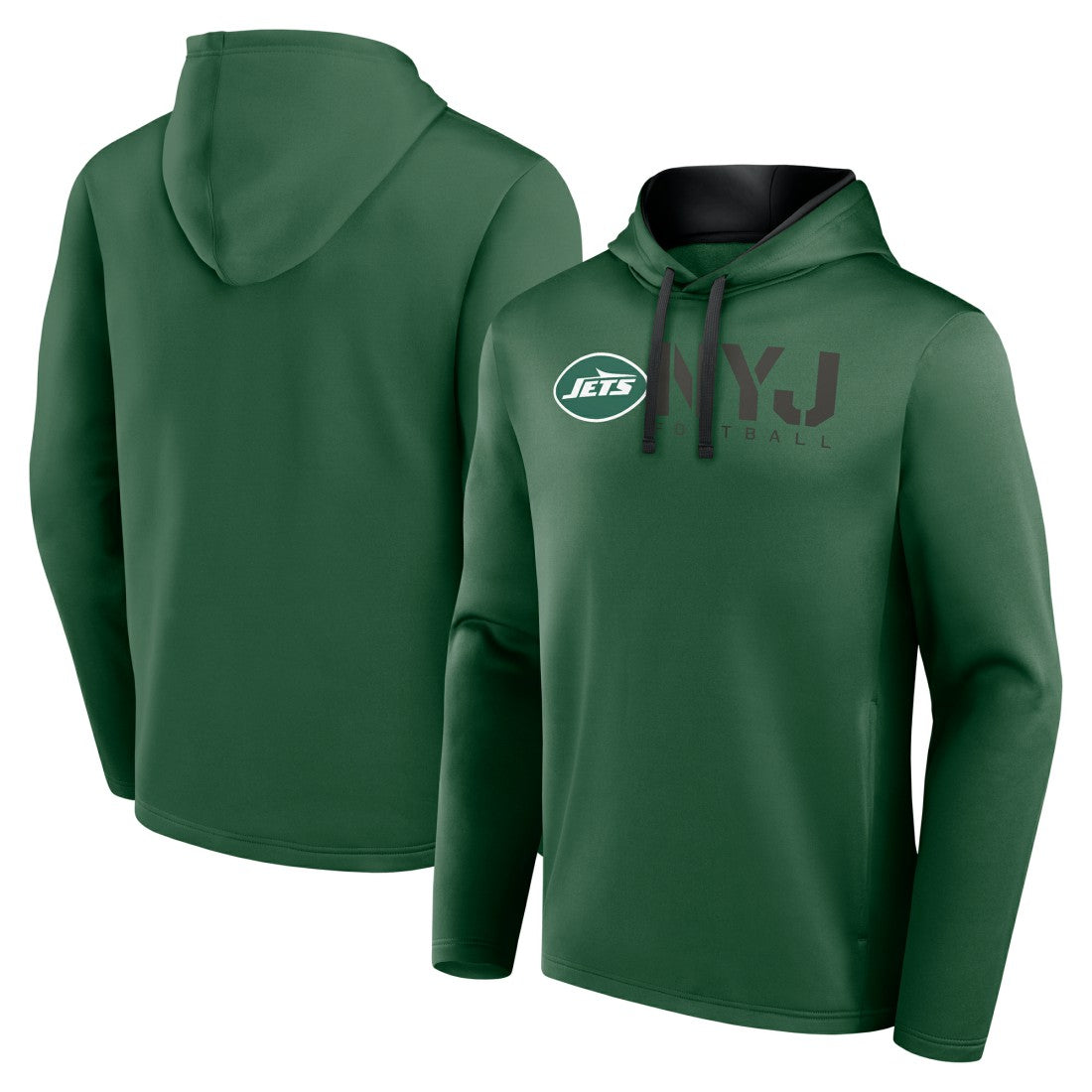 New York Jets Logo Athletic Head Start Pullover Hoodie - Green sale