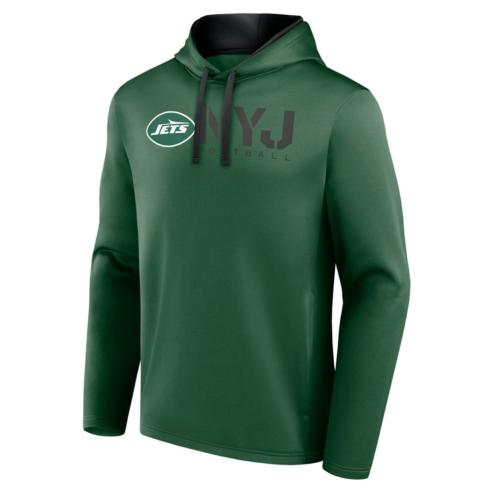 New York Jets Logo Athletic Head Start Pullover Hoodie - Green sale