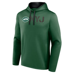 New York Jets Logo Athletic Head Start Pullover Hoodie - Green sale