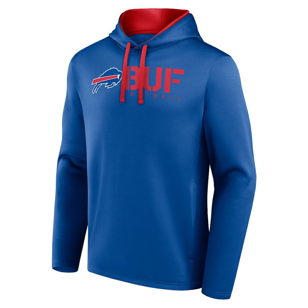 Buffalo Bills Logo Athletic Head Start Pullover Hoodie - Royal sale