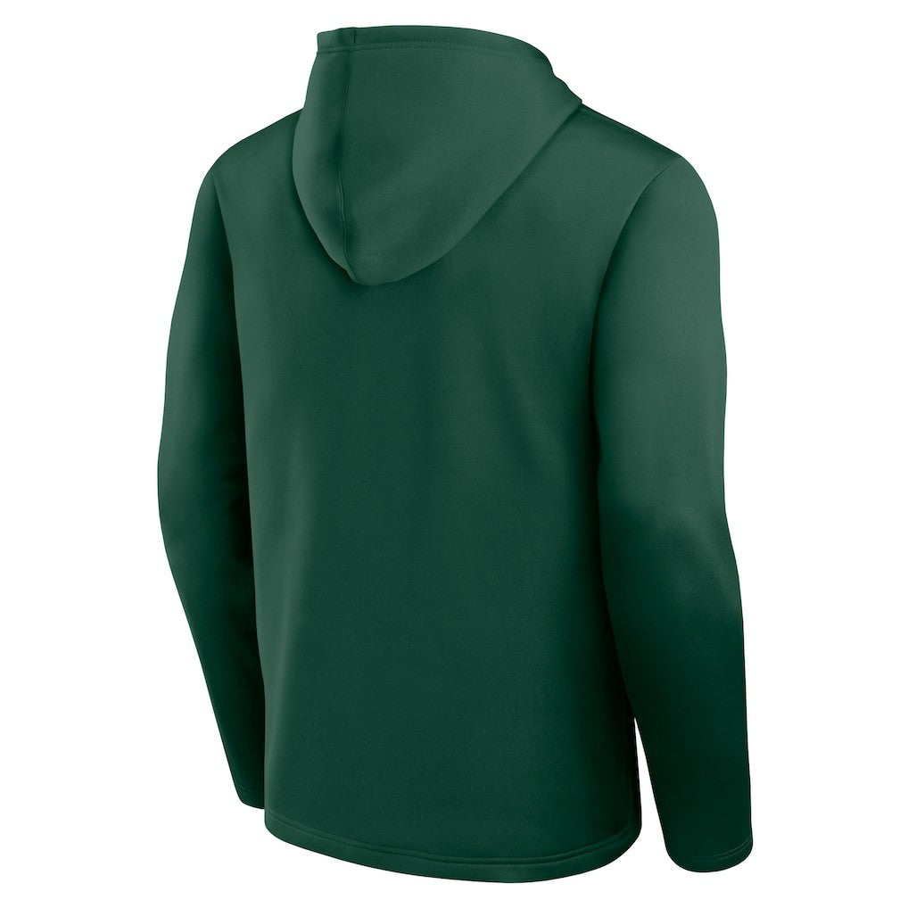 Green Bay Packers Logo Athletic Head Start Pullover Hoodie - Green cheap