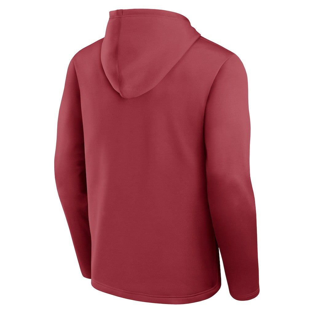 Arizona Cardinals Logo Athletic Head Start Pullover Hoodie - Cardinal outlet