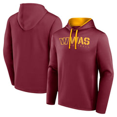 Washington Commanders Logo Athletic Head Start Pullover Hoodie - Burgundy sale