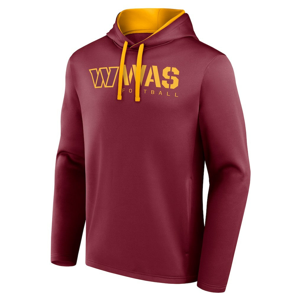 Washington Commanders Logo Athletic Head Start Pullover Hoodie - Burgundy sale