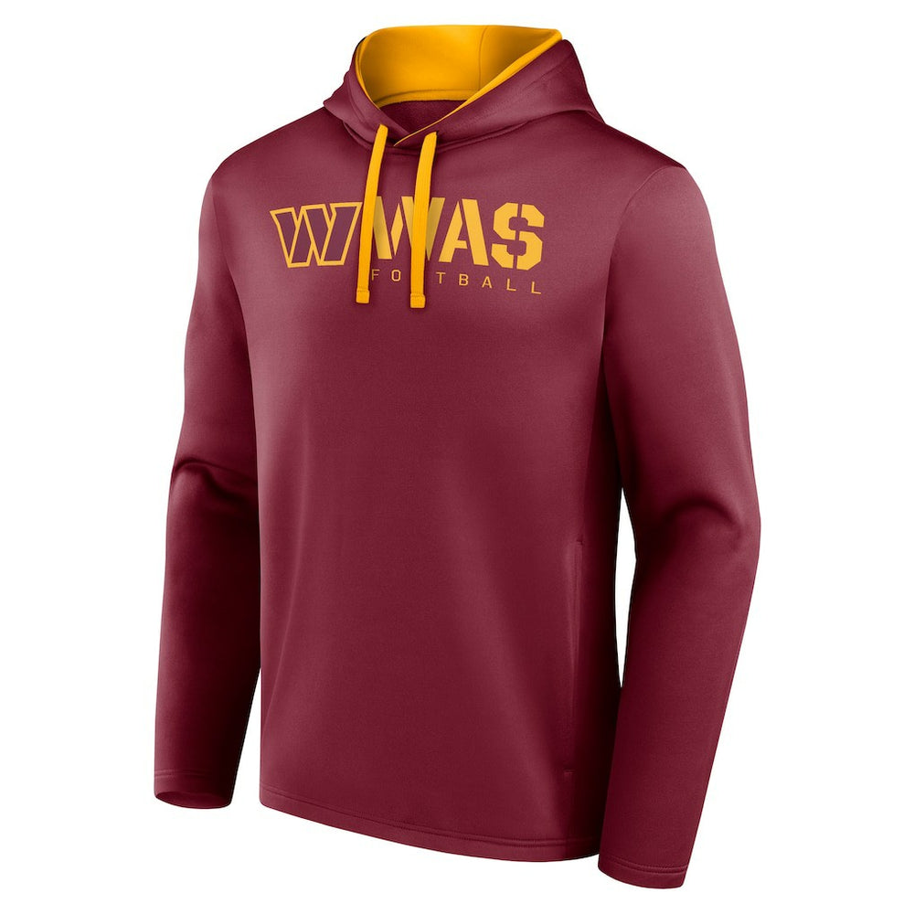 Washington Commanders Logo Athletic Head Start Pullover Hoodie - Burgundy sale