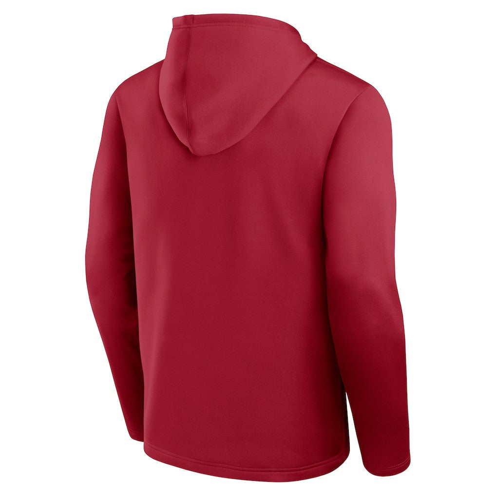 San Francisco 49ers Logo Athletic Head Start Pullover Hoodie - Scarlet online