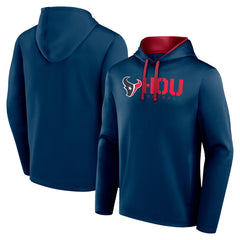 Houston Texans Logo Athletic Head Start Pullover Hoodie - Navy sale